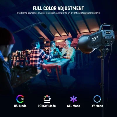 Neewer fs300c 300w rgb video light(uk) _ black